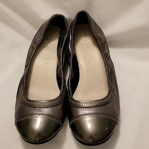 Cole Haan D38135 Women Pewter Wedge Heel Shoe 7.5 B women's